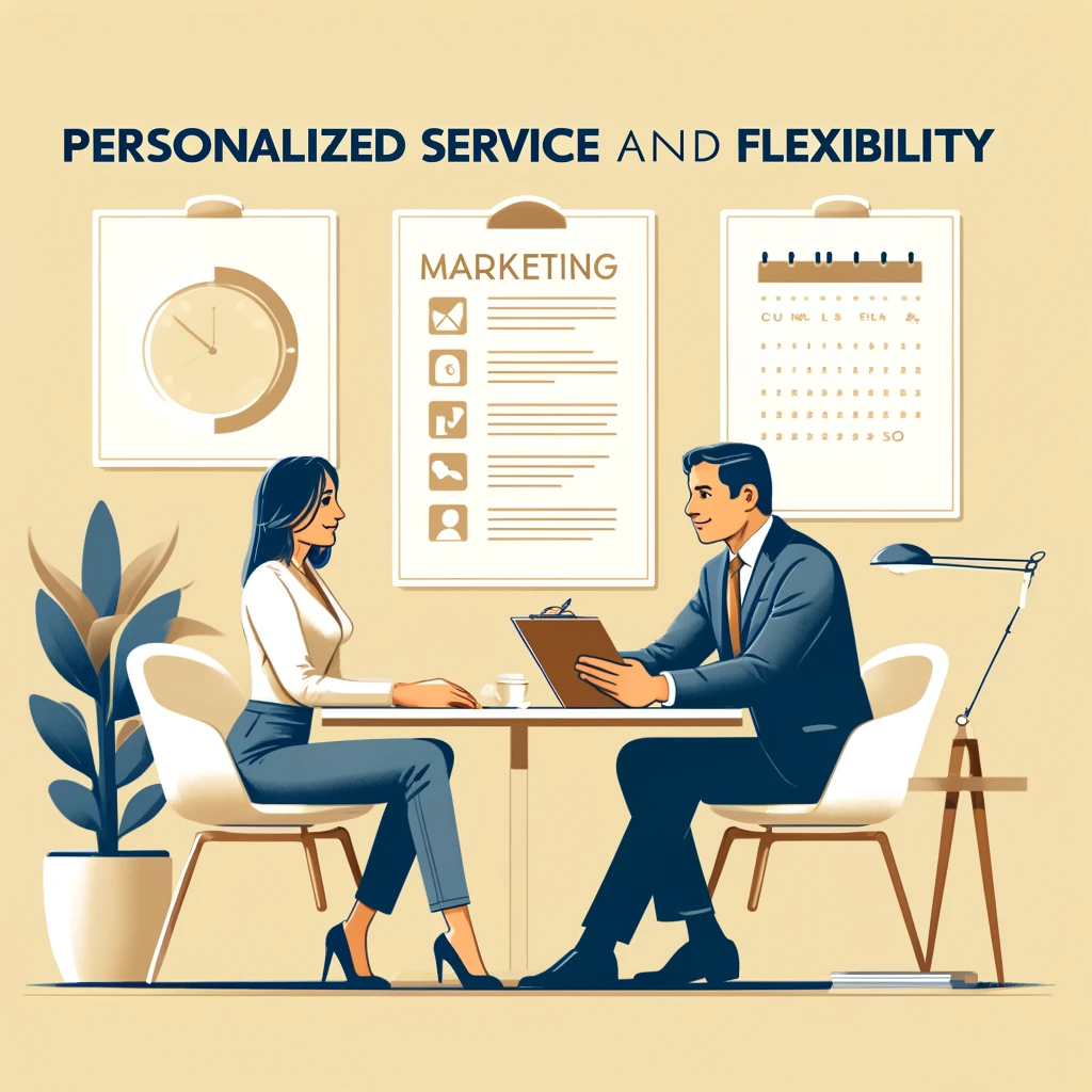 Personalized service and flexibility