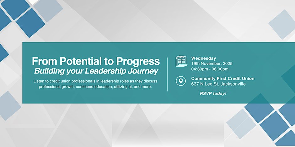 From Potential to Progress - Building your Leadership Journey