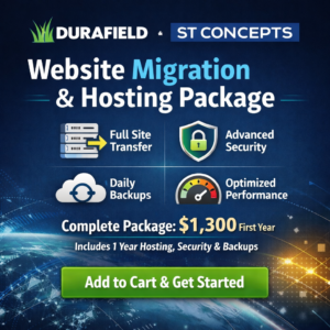 Durafield Hosting and Website Migration